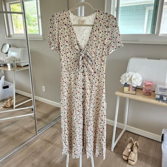 Sezane Ophelia Dress Chanson D'été - Size 36 - Picture 2 of 9